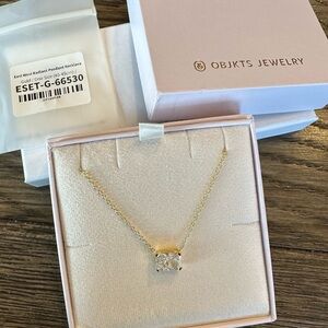 NWT OBJKTS pendant necklace- gold 💛